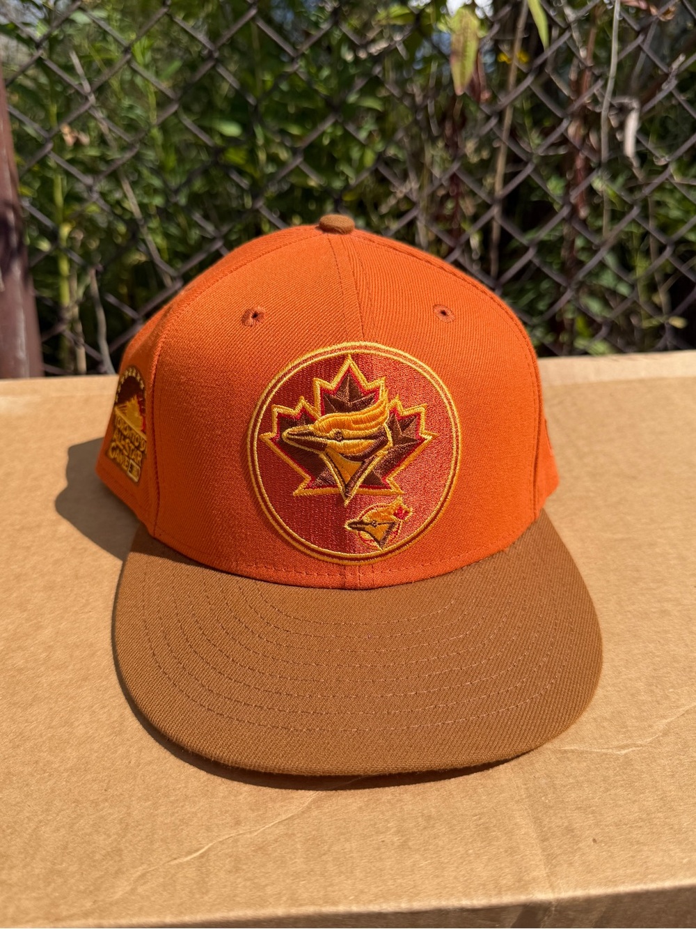 New Era 59FIFTY Toronto Blue Jays Fitted Hat
Custom
Orange / Burnt Orange
7 7/8